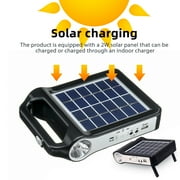 Portable Generator, Welan Portable Power Station with LED Light, Solar Power Bank