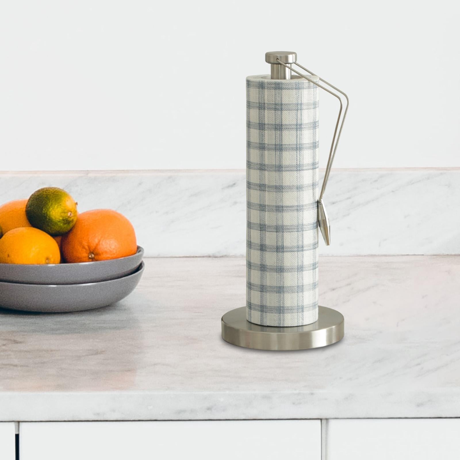 Fiocias Paper Towel Holder Countertop Kitchen Towel Holder Home Decor Sleek Multipurpose