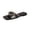 Black, variant on Women's Clear Strap Slide Sandals, Retro Flat Slides, Luxury Buckle Mules, Women's Clear Square Open Toe Sandals Pu Leather Flat Slide On Sandals Transparent Outdoor Slippers, Blue 8