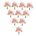 thumbnail image 4 of Bunblic 10 Pieces Model Trees Simulated Fake Trees Architecture Decor DIY Crafts Sand Table Diorama Supplies Scene Making Accessories 7.7 cm Height, 4 of 8