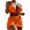 Orange, variant on VerPetridure Bikini Sets for Women Push Up Women's New Bikini Three Piece Swimsuit Solid Split Swimsuit Set