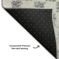 thumbnail image 5 of Addison Rugs Mayfield Premium Machine Washable Transitional Geometric Gray Rectangle Rug, 3' x 5', 5 of 7