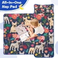 thumbnail image 4 of French Bulldog Dog and Pioneer Flower Toddler Nap Mats for Kids Preschool,Sleeping Mat Bag or Kids,Toddler Sleeping Bag,Toddler Nap Mat or Daycare, 4 of 6