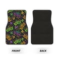 thumbnail image 2 of Fuzoiu Mardi Gras Surface Print Carpet Floor Mats for Car,Car Foot Mat Set,Universal Fit 4 Piece Mat Pad Set,Fits Most Cars Trucks Vans Sedans SUV Auto Carpet Mat Se, 2 of 7
