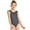 Black, variant on MXIEZI 10-16Y Girls' Swimsuits Kids Sun Protection Sport Printing Quick Drying Bathing Suit Teen One-Piece Bikini Swimsuits