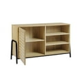 thumbnail image 2 of Sideboard Open Door Cabinet with Three Shelves Storage for Kitchen & Dining Storage, 2 of 9