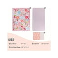 thumbnail image 2 of Sweet Baba Ensembles de Literie de Bassinette à Fleurs pour Bébés Filles, Ensemble de Bassinette 3 Mc Rose et Rouge Incluant Courtepointe de Bassinette/jupe de Bassinette/drap-Housse de Bassinette, 2 of 6