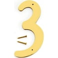thumbnail image 3 of Hy-Ko BR-40/3 House Number 3, Brass, 4 inches, 3 of 4