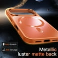 thumbnail image 3 of JETech Magnetic Case for iPhone 17 Pro Max 6.9-Inch Compatible with MagSafe (Orange), 3 of 6