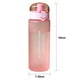 thumbnail image 3 of Botella De Agua Deportiva De Plástico Transparente Esmerilado Para Gimnasio Y Viajes, Vaso Para Beber, Botella A Prueba De Fugas, Deportiva Portátil, Para Exteriores, 3 of 4