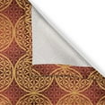 thumbnail image 6 of Ambesonne Victorian Grommet Curtain, Flower Medieval Tones, 50" x 54", Mustard Orange, 6 of 6