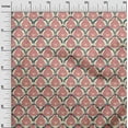 thumbnail image 2 of oneOone Viscose Jersey Fabric Damask & Floral Block Print Sewing Fabric BTY 60 Inch Wide, 2 of 5