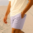 thumbnail image 4 of Dalix Lil Alien Beach Short Embroidered Casual Pocket Mesh Drawcord Waist Mens in Orchid M Medium, 4 of 5