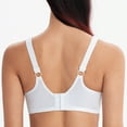 thumbnail image 2 of MELENECA Women's Comfort Straps Full Coverage Minimizer Plus Size Lace Underwire Bra White 42D, 2 of 4