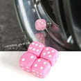 thumbnail image 4 of Dice Style Valve Caps Nipple Caps Wheel Tire Cover Tyre Valve Plugs Alloy Wheels Abs Tire Wheel Cover For Car Motorcycle Bike-motor Vehicle Wheel Part, 4 of 5