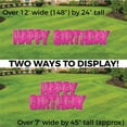 thumbnail image 2 of VictoryStore Pink Sparkle EZ Happy Birthday Display, Pink Glitter Easy Setup Birthday Decorations, 19874, 2 of 8