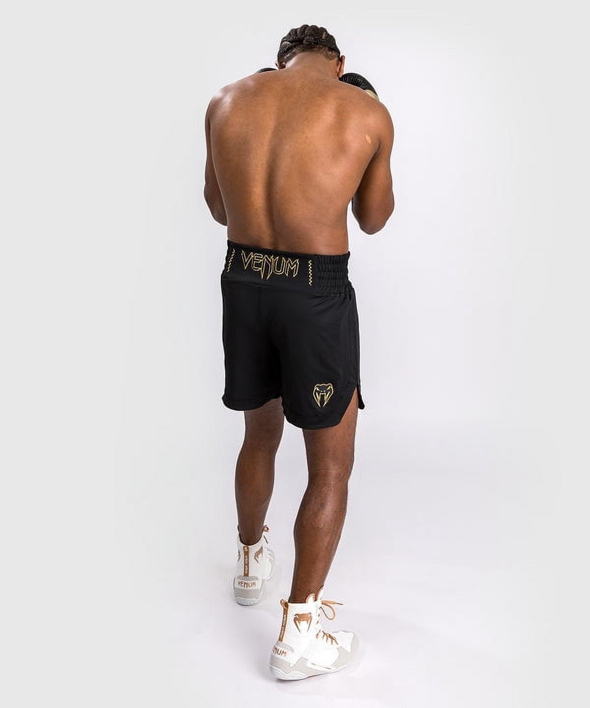 Venum Classic Boxing Shorts - Black/Gold-S