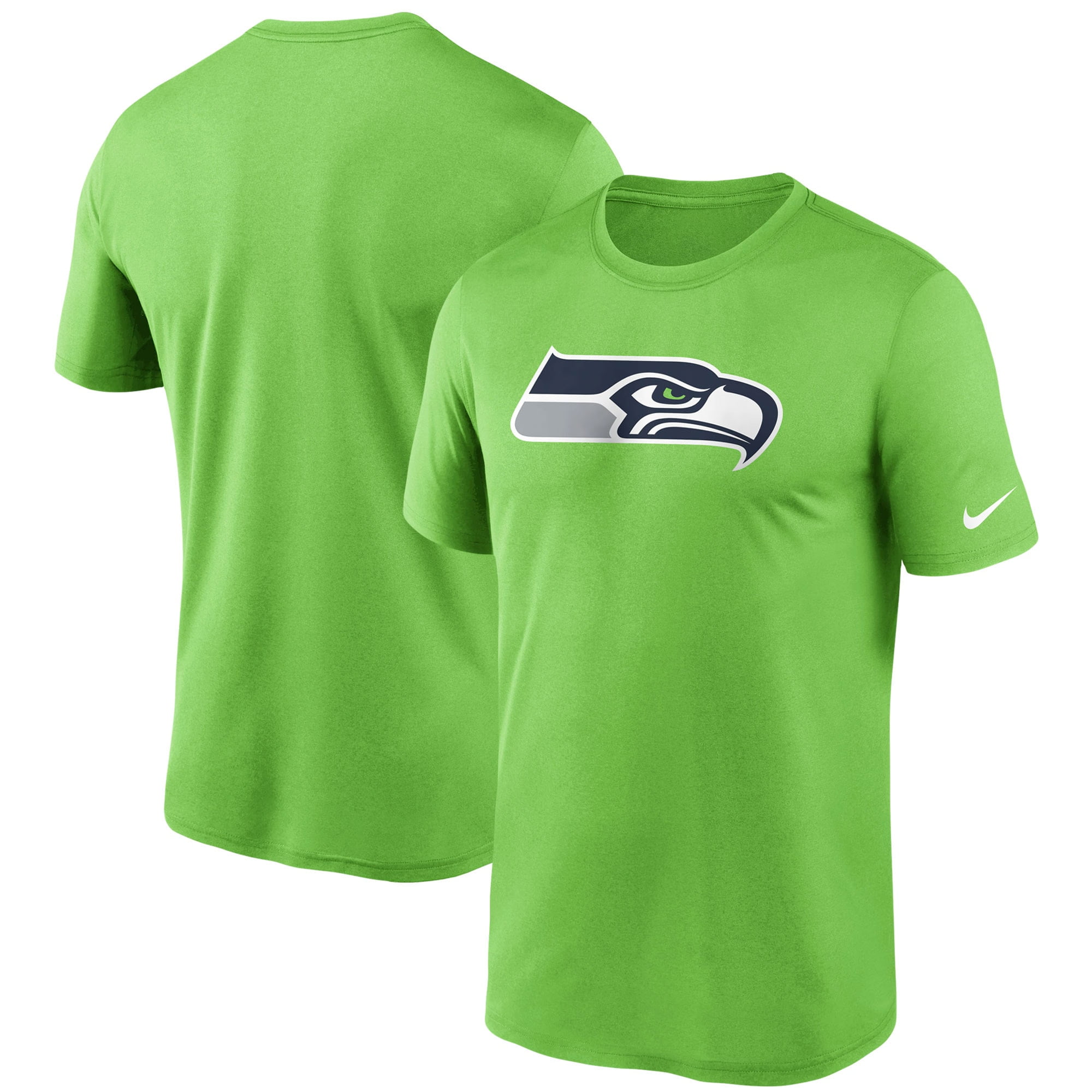 Nike Neon Green Seattle Seahawks Logo 