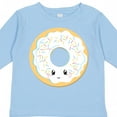 thumbnail image 4 of Inktastic White Donut Boys or Girls Long Sleeve Toddler T-Shirt, 4 of 5