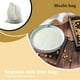 thumbnail image 5 of Inteprter Bolsa de tela reutilizable para queso, filtro de gasa para leche de soja, tuerca, bolsas de herramientas para colar leche, colador Utensilios de cocina 30x45cm, 5 of 6