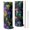 Colorful Mushroom Star, variant on 20oz Red Mushroom Snail Black Pattern Skinny Tumblers Stainless Steel Tumbler with Lid and Straw,Vacuum Insulated Double Wall Travel Tumbler Cups with Cleaning Brush for Coffee,Tea