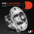 thumbnail image 6 of A-Premium 2 x Front Wheel Bearings and Hub Assembly Compatible with Volvo XC90 2007-2014, w/5-Lug, 6 of 9