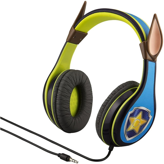 Chase Pat' Patrouille Écouteurs avec Oreilles! Écouteurs à Limitation de Volume pour Enfants