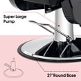 thumbnail image 5 of BarberPub All Purpose Hydraulic Recline Barber Chair Salon Beauty Spa Styling Equipment 8702, 5 of 8