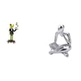 thumbnail image 1 of Figura de escritorio, camarero, rana, estatua abstracta, lector, pensador, adorno de resina para estante, escritorio, decoración del hogar, adecuado p, 1 of 8