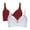 Multicolor4, variant on Lmnyox 2 Pack Wireless Bras for Women Comfortable Full Coverage Everyday Bralettes V Neck Push Up Bras