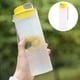 thumbnail image 2 of Vaso de plástico de 550 ml con dos compartimentos para batir proteína en polvo, vaso deportivo, vaso para agua, 2 of 7
