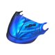 thumbnail image 4 of Visera para cascos de PC resistente que reemplaza la luz solar. Piezas prácticas para cascos. Galvanoplastia azul, 4 of 9