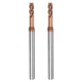 thumbnail image 1 of 2uds Cuadrado Nariz Extremo Molino 4mm Vástago 3mm x 15mm AlTiSin Recubierto Sólido Carburo 4 Flautas Extra Largo Fresado para Inoxidable Acero Aleación Endurecido Acero, 1 of 6