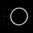 thumbnail image 7 of Uxcell 31.6mm OD 28mm ID 1.8mm Width Silicone Seal O Rings White 20 Pack, 7 of 7