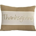 thumbnail image 2 of VHC Brands Harvest & Thanksgiving Holiday Pillows & Throws-Thanksgiving 14" x 18" Pillow, Natural Tan, 2 of 7