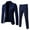 Navy, variant on Men's Suit Slim 2 Piece Suit Business Wedding Party Jacket & Pants Coat Suits for Men(Navy,S)