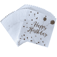 thumbnail image 1 of Wedding Cocktail Napkins Gold Foil,Dessert Disposable Beverage Paper Napkins for Wedding Shower, 1 of 5