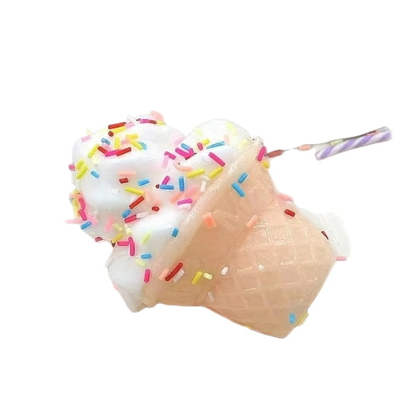 Squishies Ice Cream Stress Balls Colorful Fidget Sensory Toys for Adults, Anxiety Relief Tools,Great Stocking Stuffers, Party Favors, and Adult Desk Calming Toys