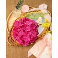 thumbnail image 4 of Silk Hydrangea Artificial Flowers Heads with Stems for Wedding Home Decor Pack of 6 (Purple), 4 of 5