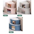 thumbnail image 2 of Amdohai Clothes Storage Bins with Lid Reinforced Handle Zip Clear Window, 2 of 7