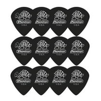 Dunlop Tortex Pitch Black Jazz Guitar Picks 1 Dozen .60 mm