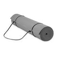 thumbnail image 1 of Gaiam Essentials Estera De Yoga Premium Con Porta Esterilla De Yoga, Color Gris, 72 Pulgadas De Largo X 24 Pulgadas De Ancho X 1/4 Pulgadas De Grosor, 1 of 5