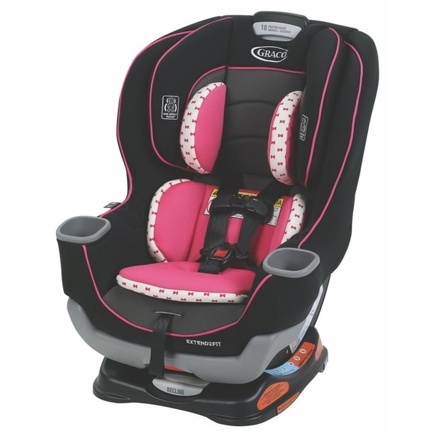 Graco Extend2fit Convertible Car Seat Kenzie Pink Walmart Com