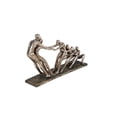 thumbnail image 6 of 13" x 8" Silver Polystone People Sculpture, by DecMode, 6 of 12
