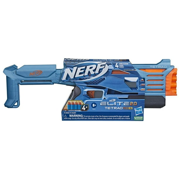 Nerf Elite 2.0 Tetrad QS-4 Blaster for Classroom Activities