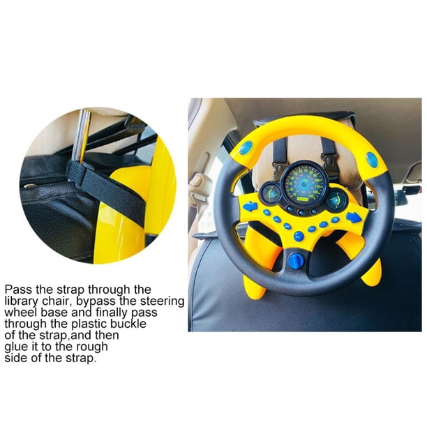 Jouet volant Copilote pour enfants Simulation de rotation pour jouer en voiture avec son et musique Jouet pour conduire une voiture ONE SIZE Jouet volant Copilote pour enfants Simulation de rotation pour jouer en voiture avec son et musique Jouet pour conduire une voiture ONE SIZE