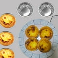 thumbnail image 3 of Nvzi-a 50 Pcs Aluminum Foil Mini Pans, Great for Baking Tarts, Quiche, Pudding, etc., 3 of 3