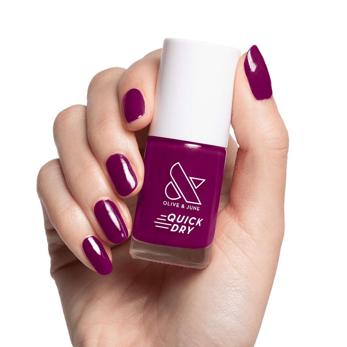 Olive & June Quick Dry Nail Polish, Mulberry, 0.3 fl oz