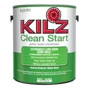 Kilz Primer Sealer Water Based Indoor, Outdoor White 1 Gl 0 Voc 1 Hr Case of 4