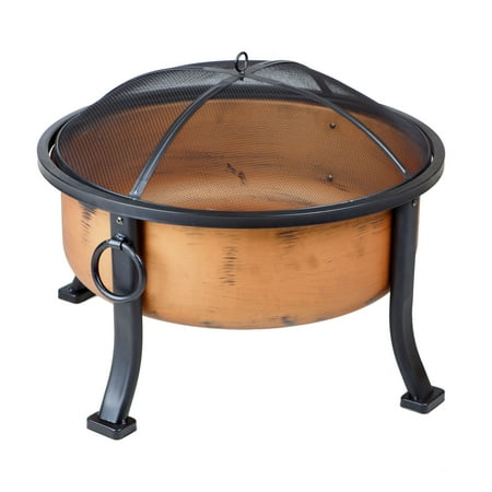 Fire Sense - Lumina Wood Burning Fire Pit - Copper